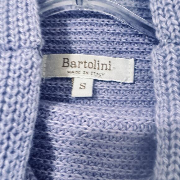 Bartolini Made In Italy Wool Cashmere Turtleneck Sweater Lavender Purple Size S - Picture 4 of 7